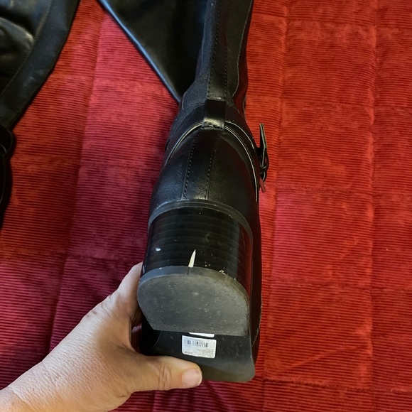 Lane Bryant Wide Calf Tall Black Boots - Picture 3 of 5